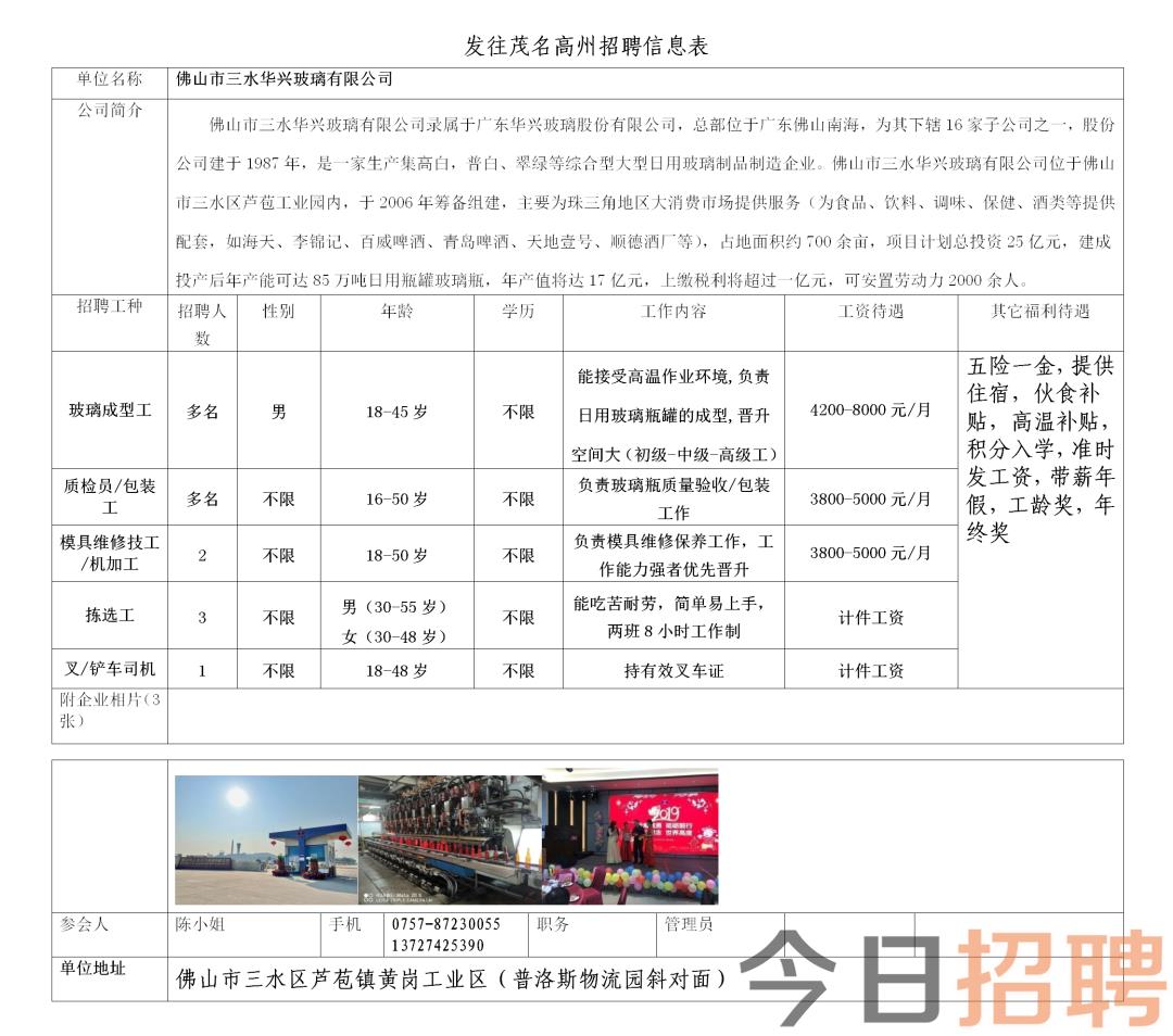 最新磨床招工信息及相关分析解读